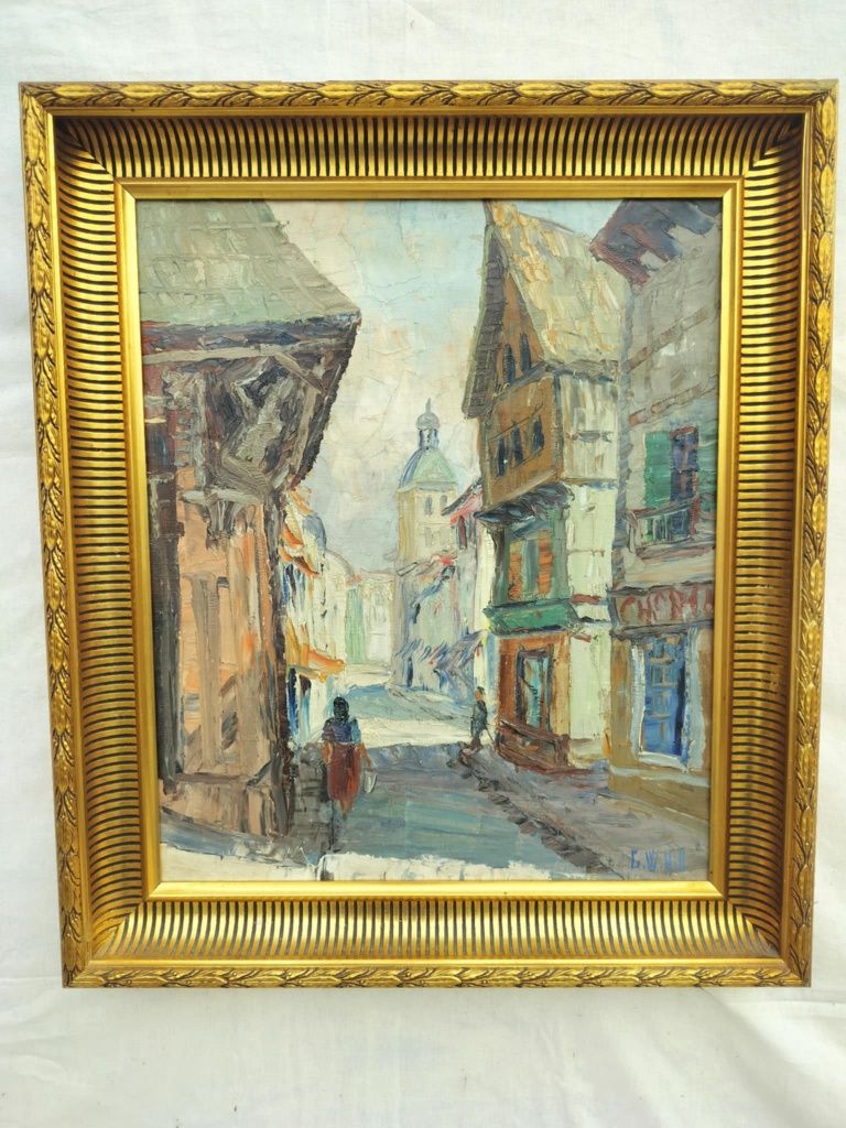 Stary obraz GEORGE WILLIAM HILL 1862- 1934