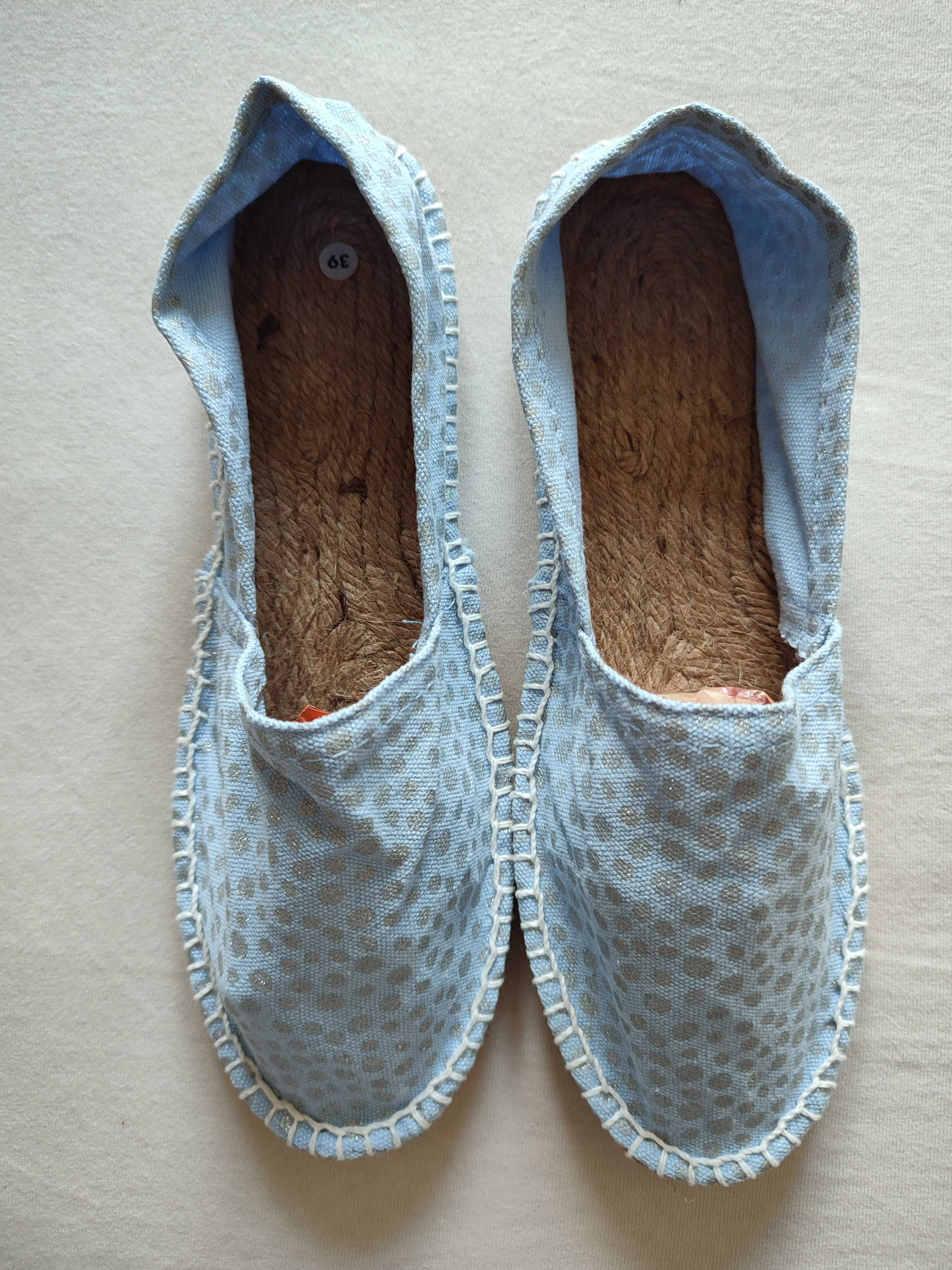 Espadryle damskie. Rozmiar 39. Stan idealny!