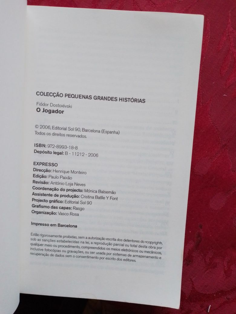 O jogador-Dostoievski-1e-5E-O Jogador-Dostoievsky-Expresso1e5E Desde2E