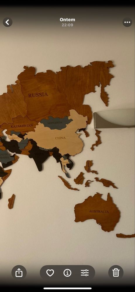 Mapa mundi quadro