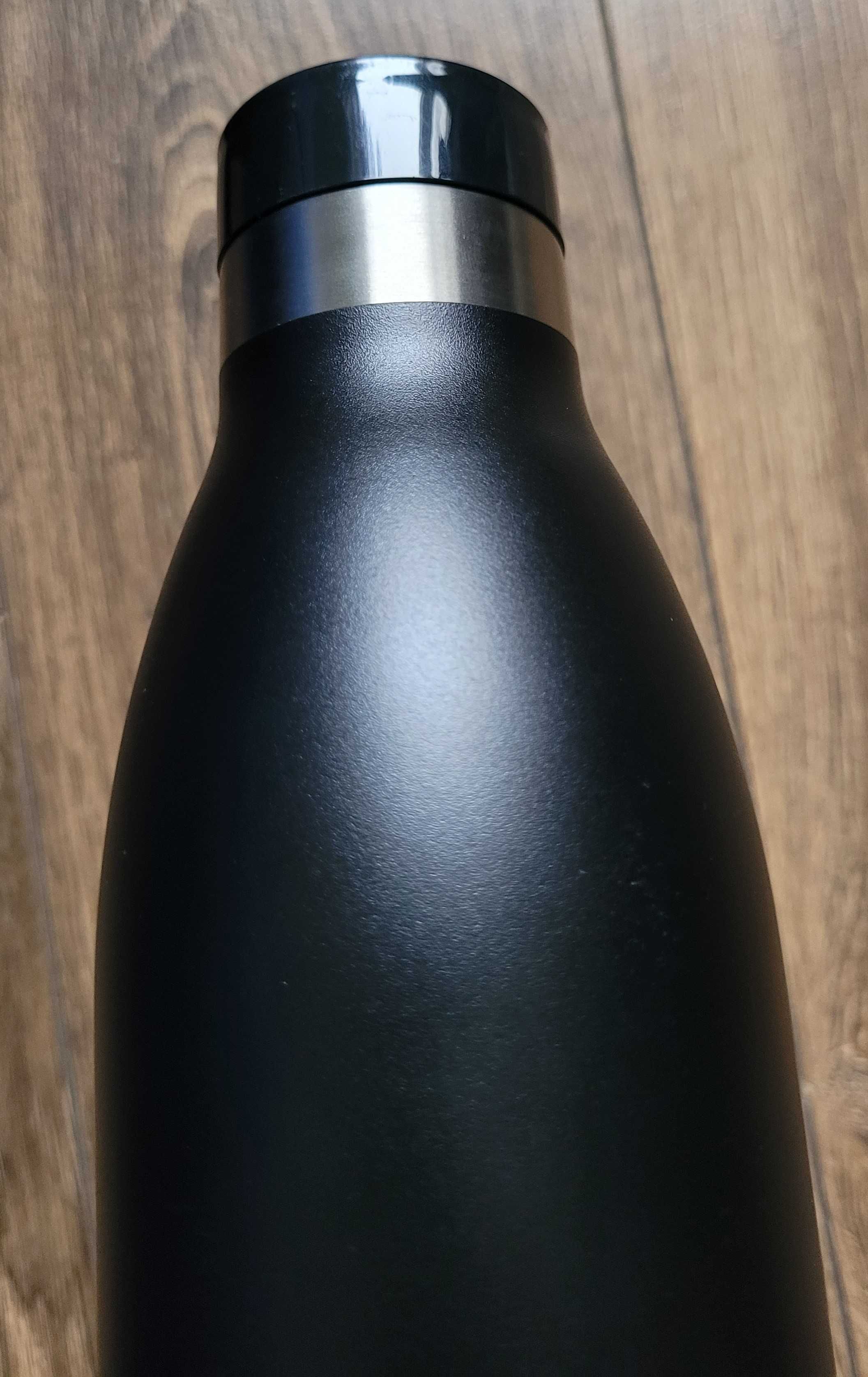 butelka termiczna Emsa 0,7l stalowa termos bidon 700ml czarna jak nowa