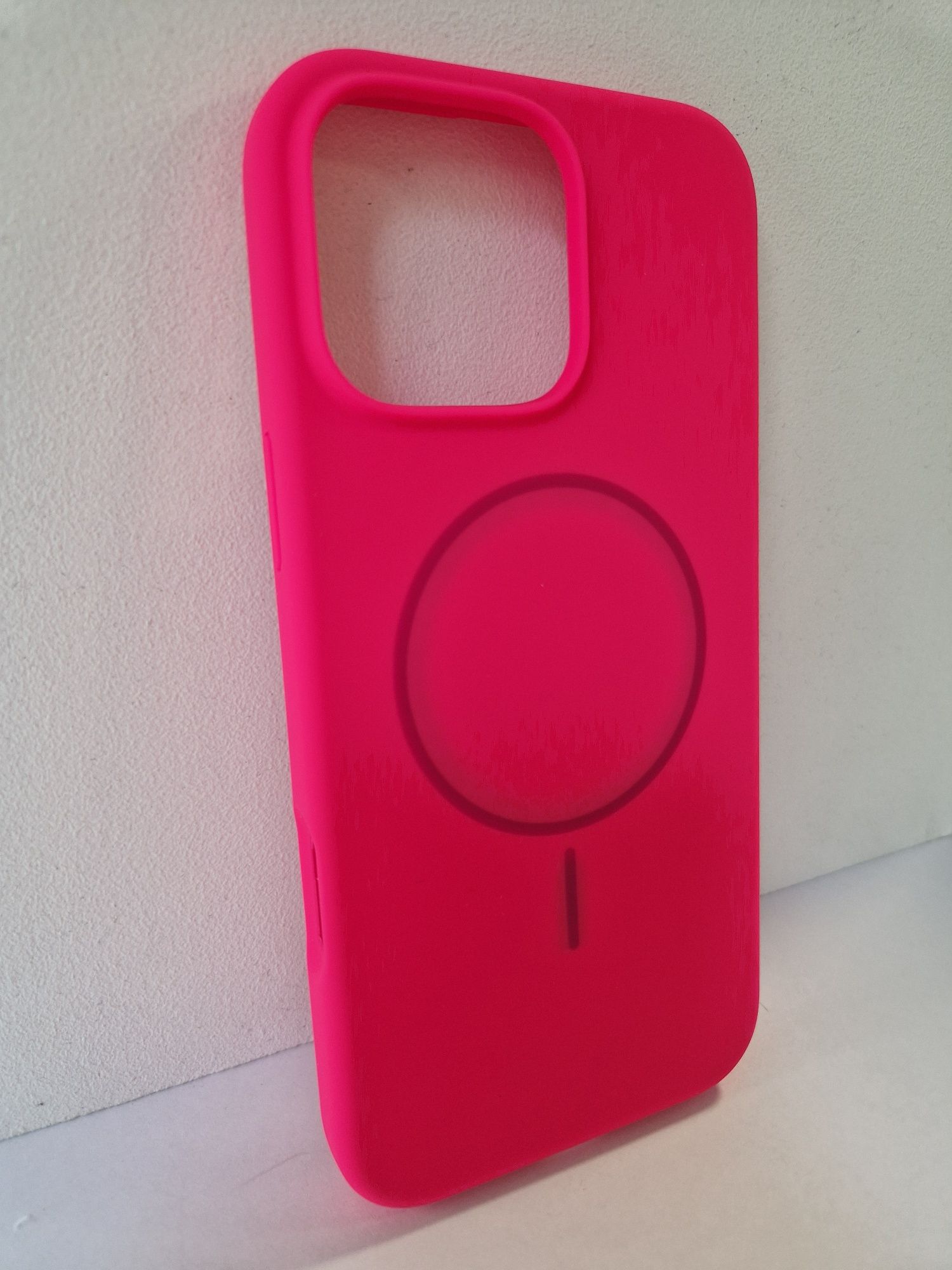 Magsafe Slim Silicone do Iphone 16 Pro Max różowy
