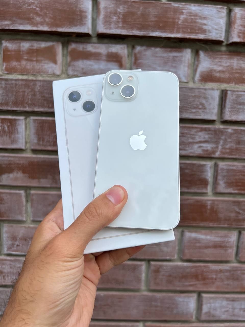 Айфон 13 білий/apple iPhone 13 256 gb white turbo-sim