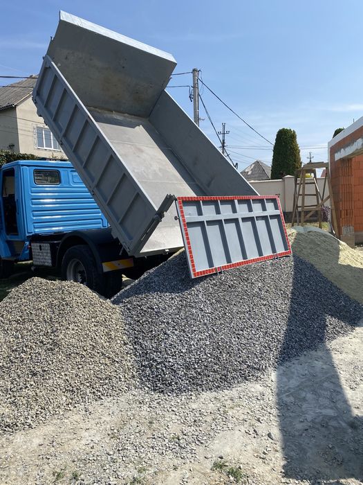 Доставка пісок,щебень,отсев,мучка вивіз сміття будівельне сміття