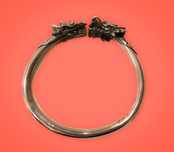 Pulseira  com dragões em prata 925 variadas
