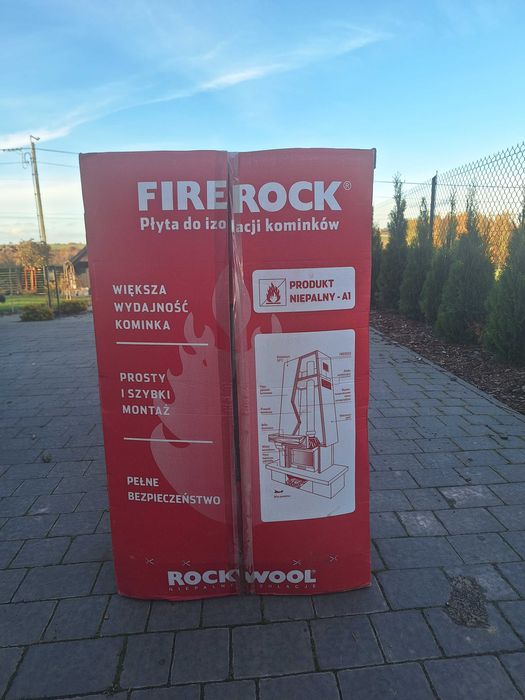 Płyta wełna do izolacji kominka Firerock 3cm