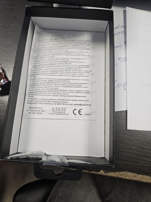 Sprzedam opaskę zegarek maxcom