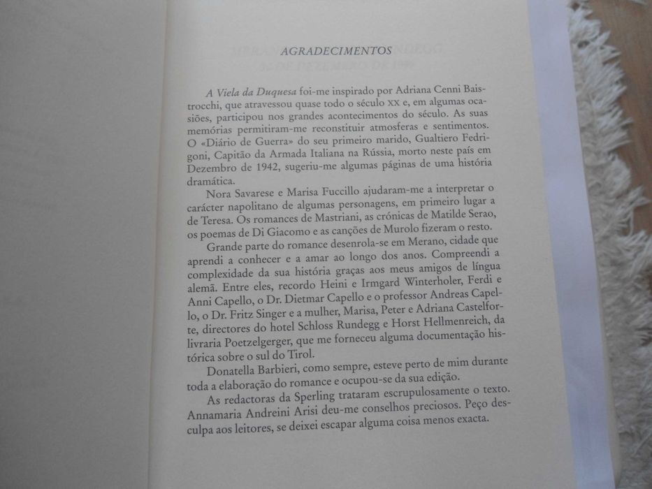 A Viela da Duquesa de Sveva Casati Modignani