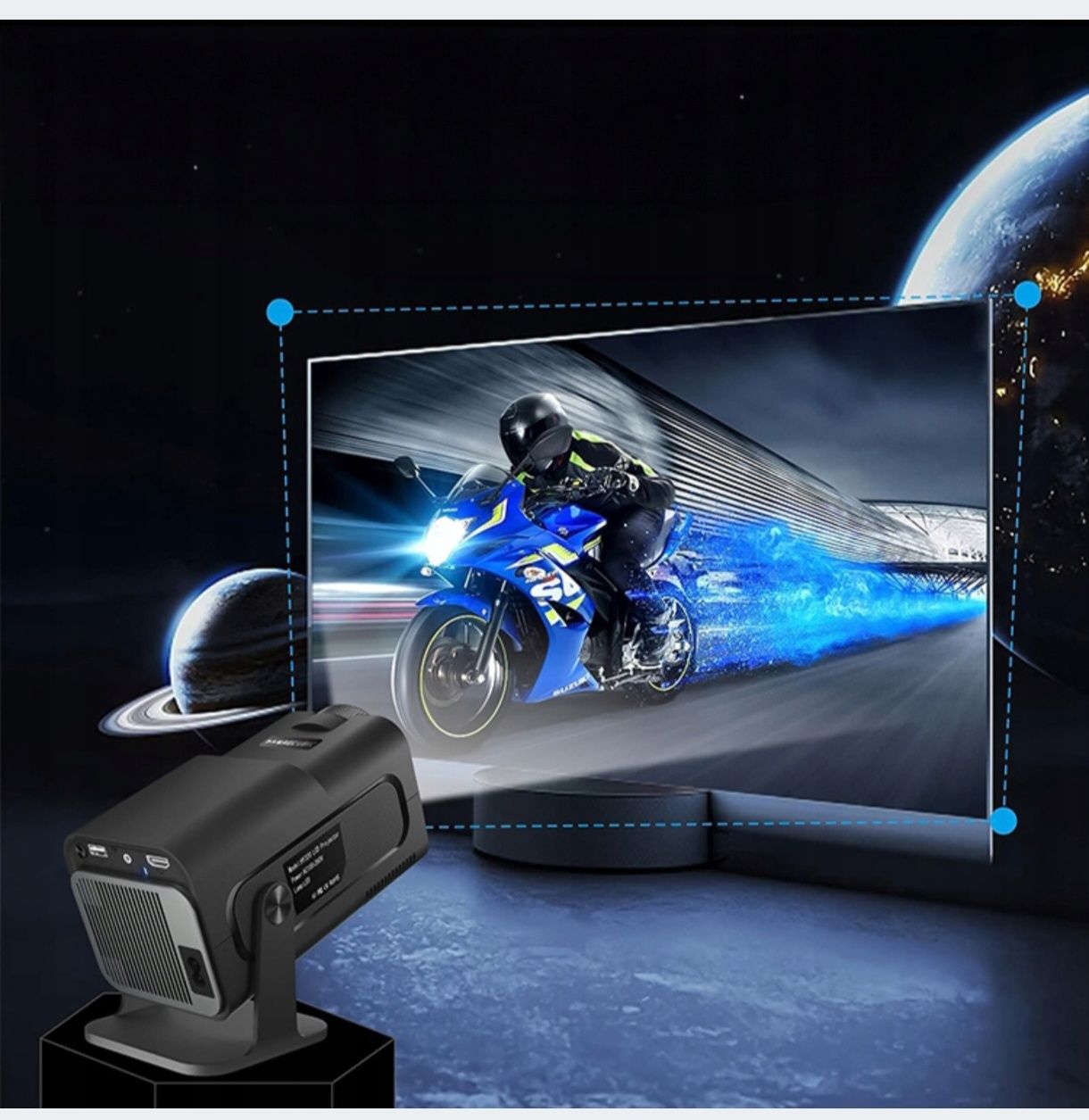 Projektor rzutnik przenośny  HY320 SMART FULL HD LED ANDROID WiFi TV 1