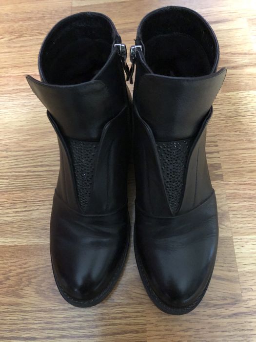 Ботинки чёрные,чорні, Vitto Rossi 36 размер
