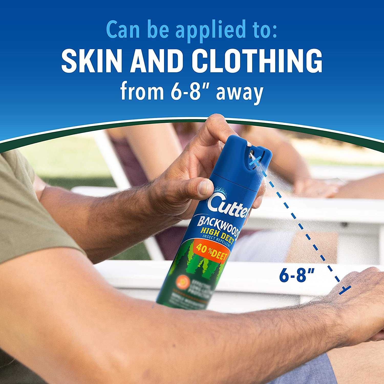 Аерозоль від комарів Cutter Backwoods Insect Repellent 40% Deet США