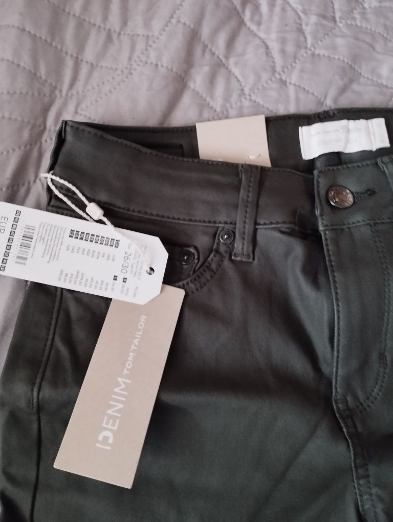 Nowe damskie spodnie Tom Tailor Nela W26/L30 extra skinny rurki