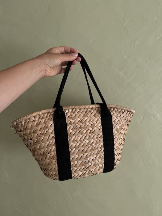 Сумка солом’яна плетена