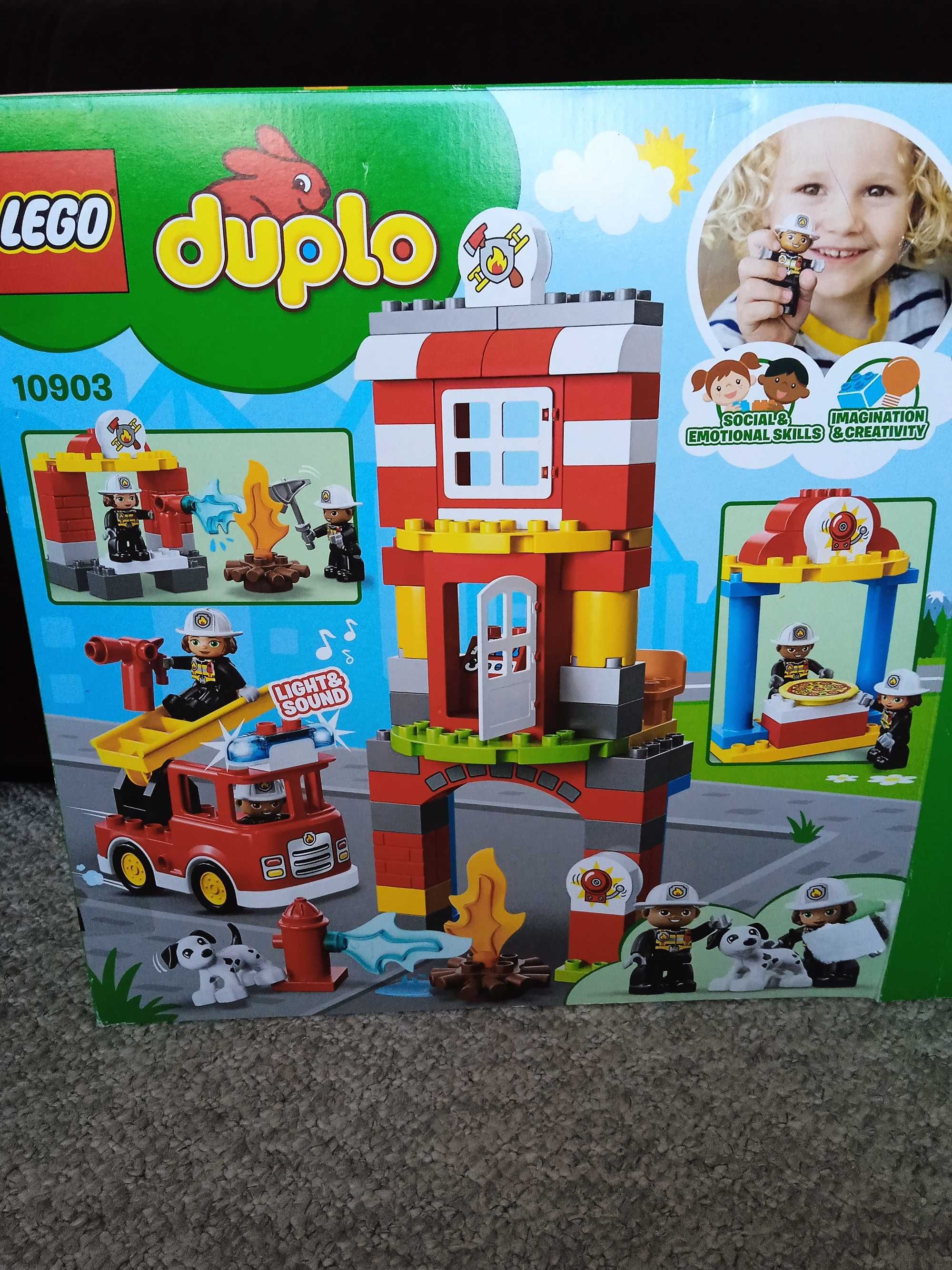 Sprzedam duży zestaw klocków lego Duplo - remiza strażacka nr 10903