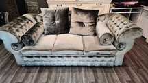 Sofa trzyosobowa Chesterfield Preston rozkładana BUJAK