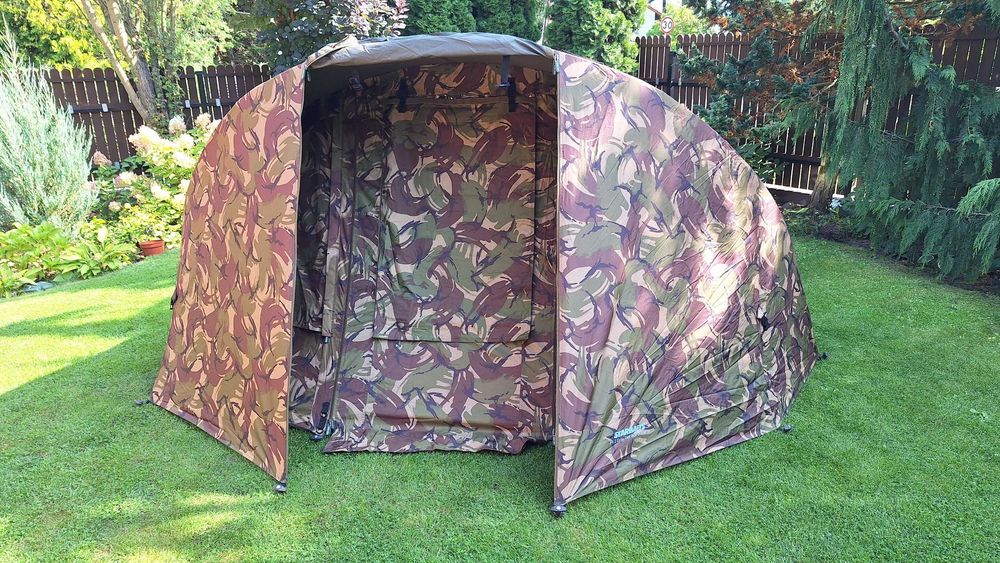 Namiot karpiowy Starbaits FR I Camo Two Man z narzutą