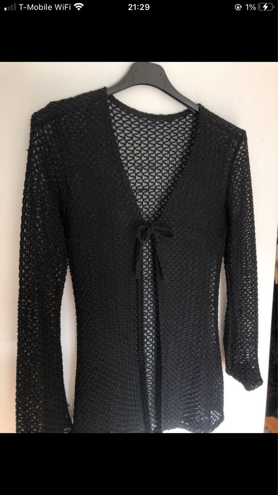 bluzka sweterek sweter narzutka vintage y2k