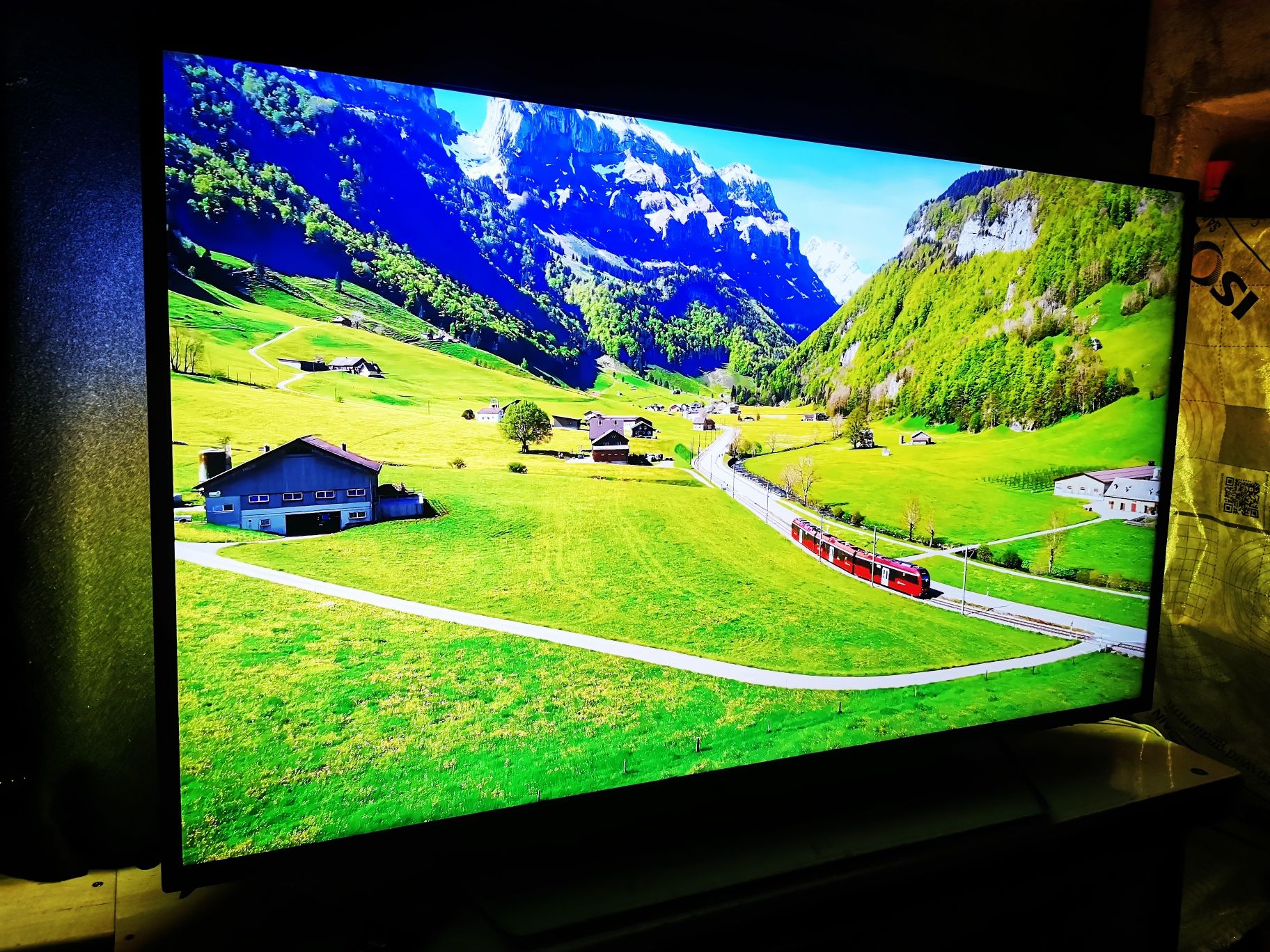 55" Philips 4K hdr Smart TV  2x Ambilight  telewizor dvbt2 hevc