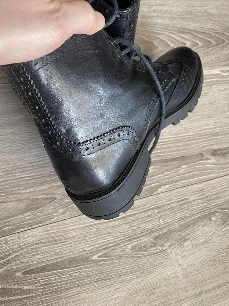 Buty skorzane ala glany lavorazione wloskie 44