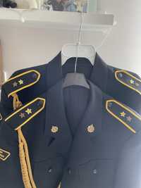 Haft bajorkowy gwiazdek na mundurze, handmade