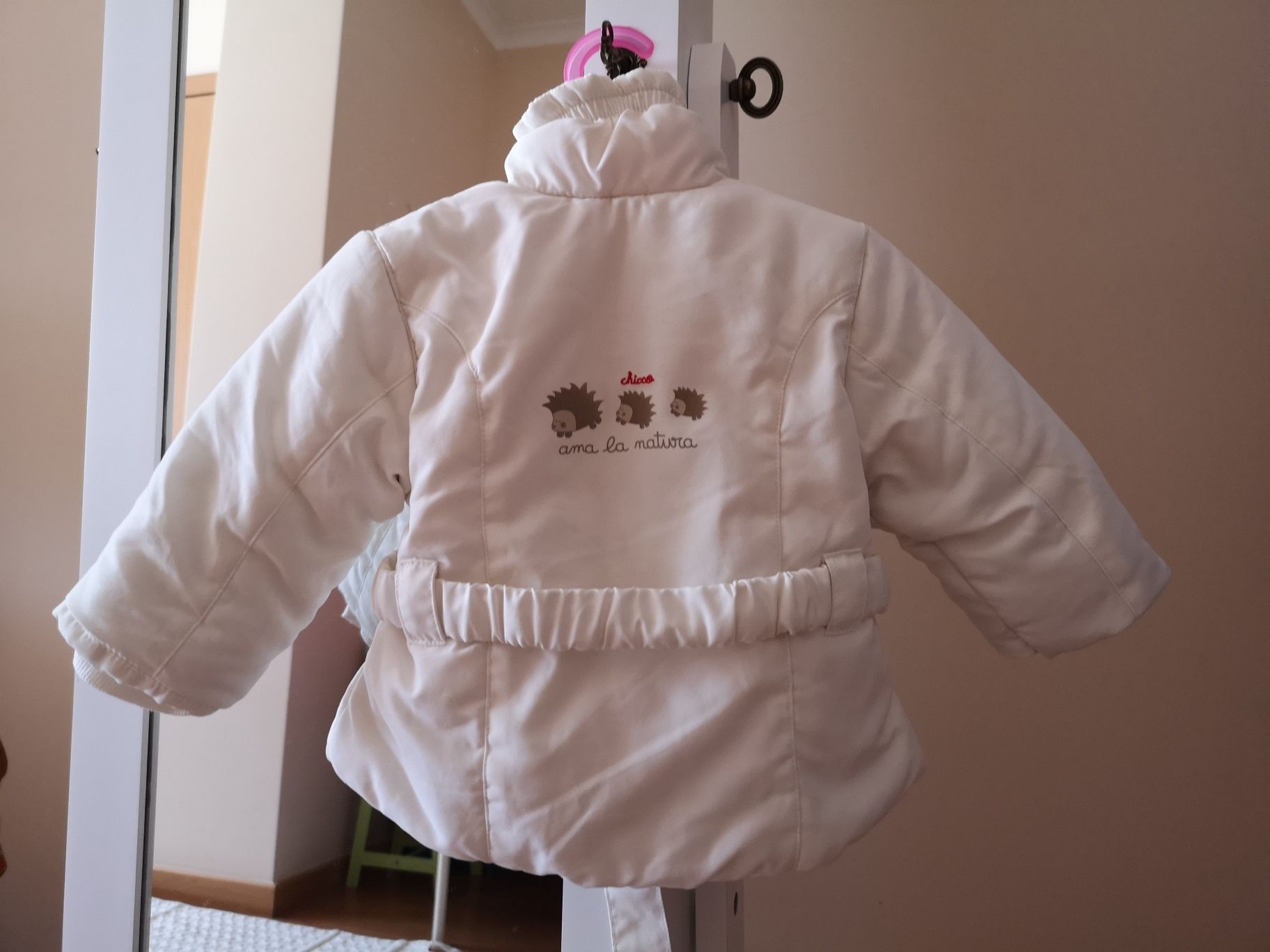 Portes Incluídos Chicco Blusão Branco de Inverno para Bebé 6 Meses