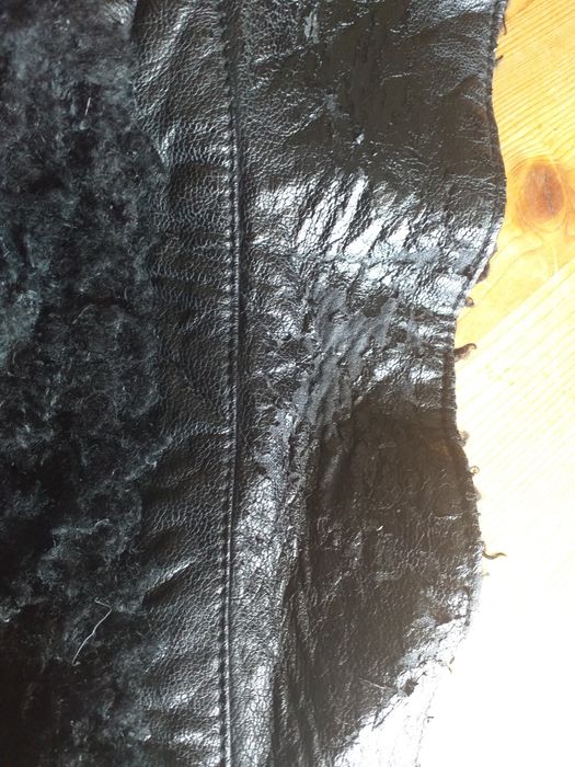 Blusão de mulher pêlo e napa da kookai