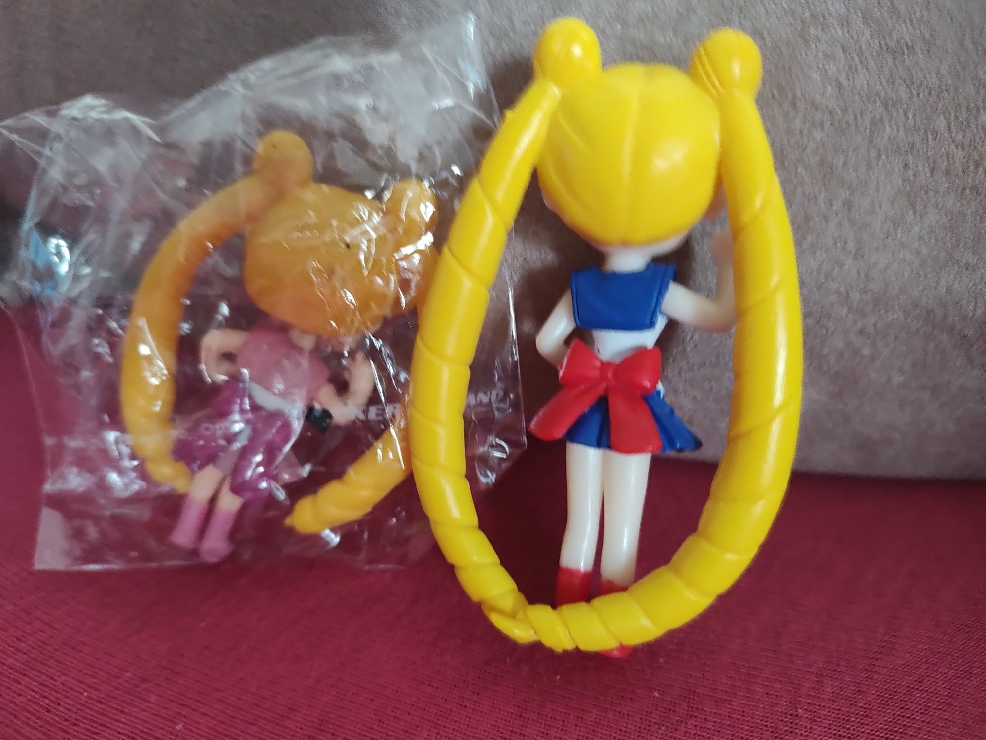 Zestaw 2 figurki Sailor Moon nieużywane Czarodziejka z księżyca