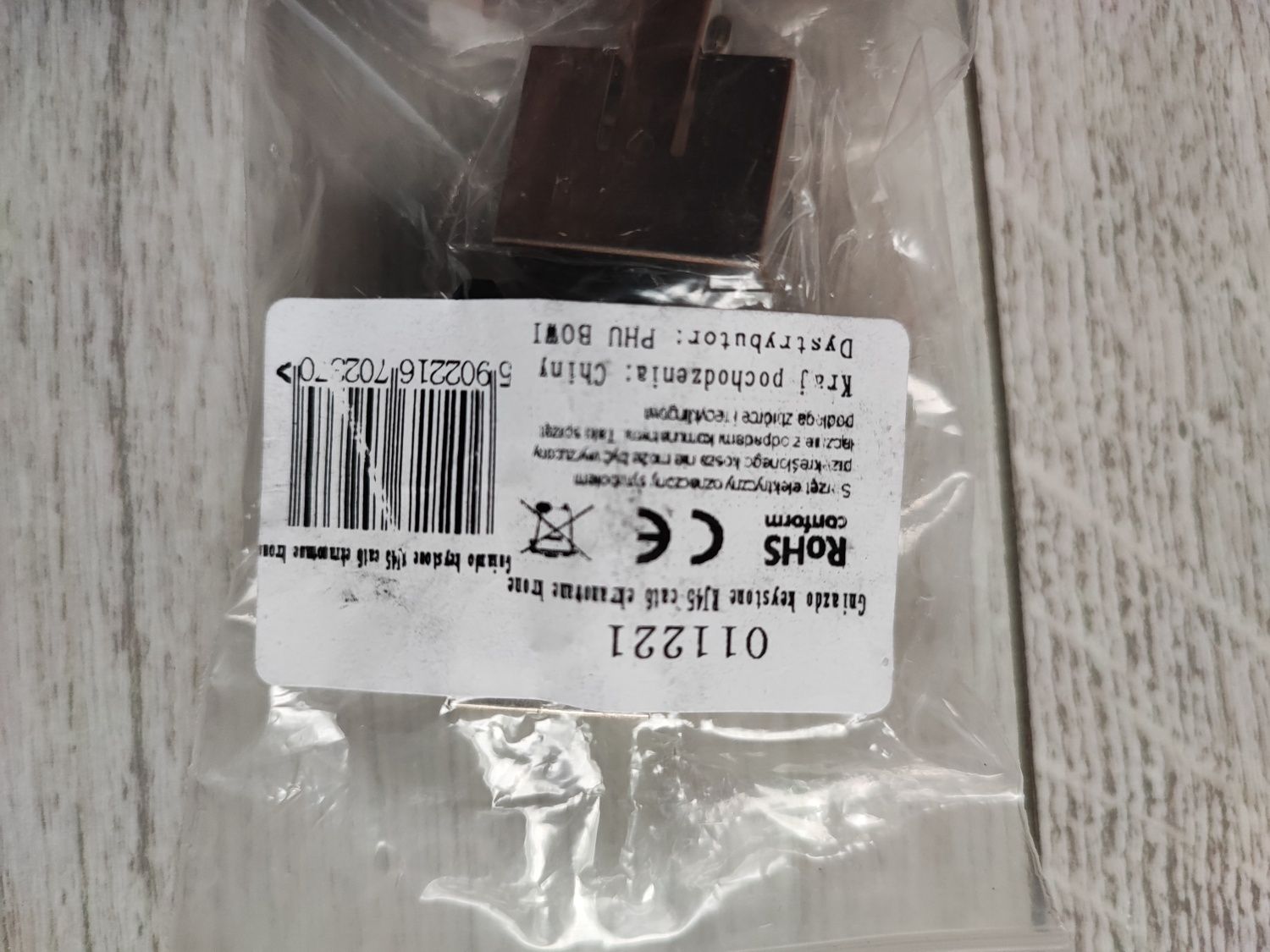 Gniazdo keystone RJ45 kat. 6 ekranowane krone