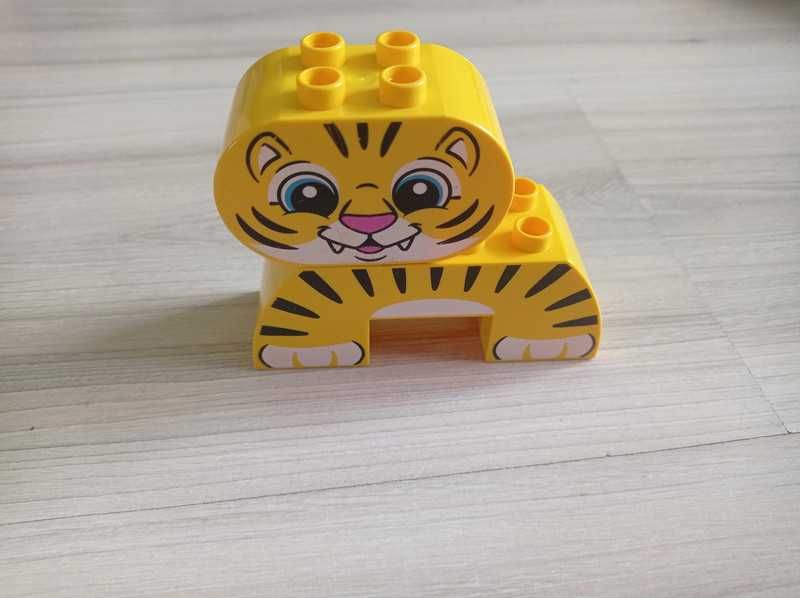 Lego Duplo zwierzęta - żółty tygrys