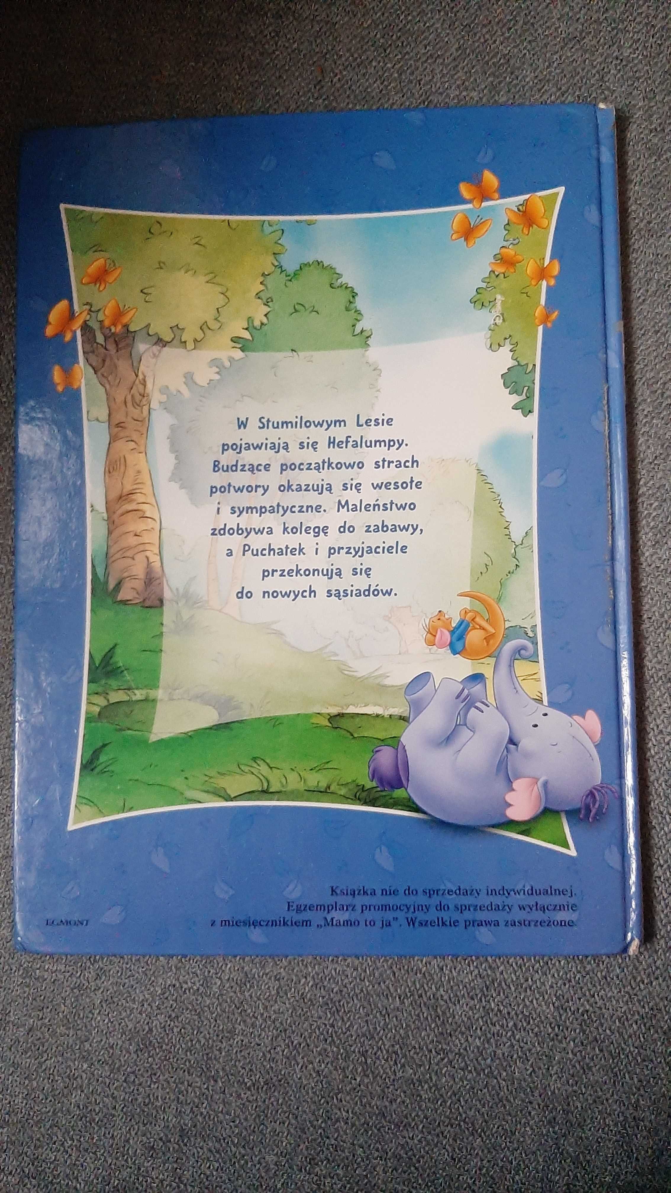 Kubuś Puchatek i słonik Kubuś i Hefalumpy Walt Disney Egmont A4 twarda