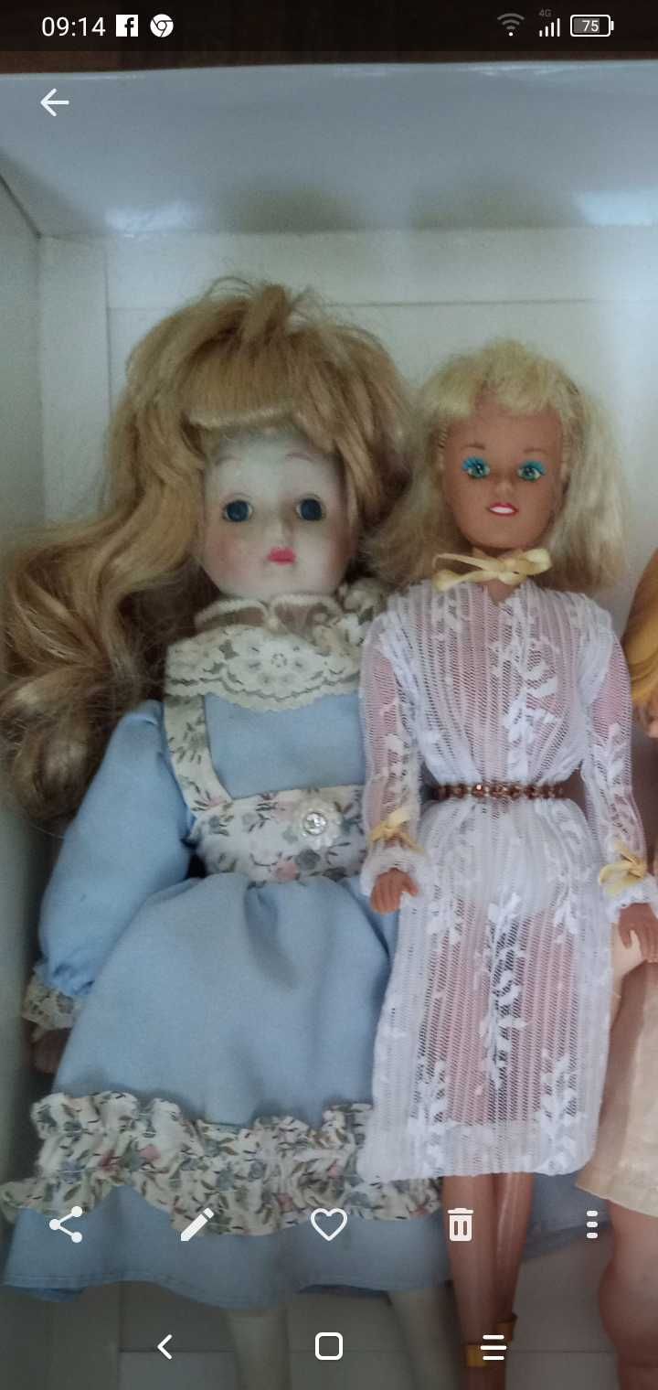 Boneca  ano70, Barbie, bobo, boneca ano 80 25€ unit