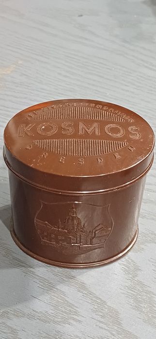 Vintage bakelitowe opakowanie KOSMOS jak na zdjęciach lata 50-60