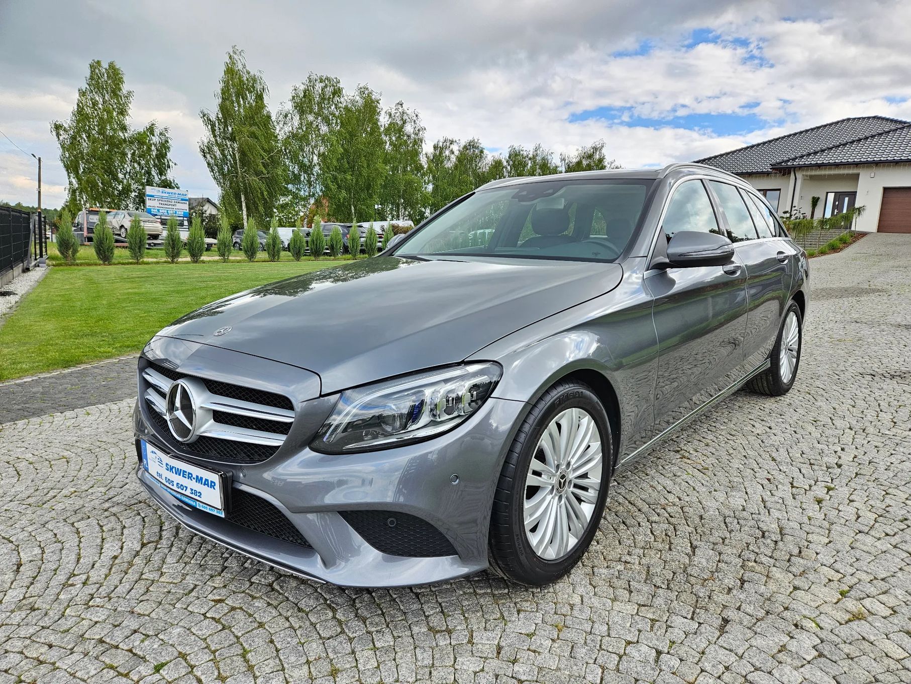 Mercedes-Benz Klasa C *C220d*EXCLUSIVE*1WŁ.*2020r*2.0d*194KM*58414KM*SERWIS*ASO*ŁAPATKI*HAK*