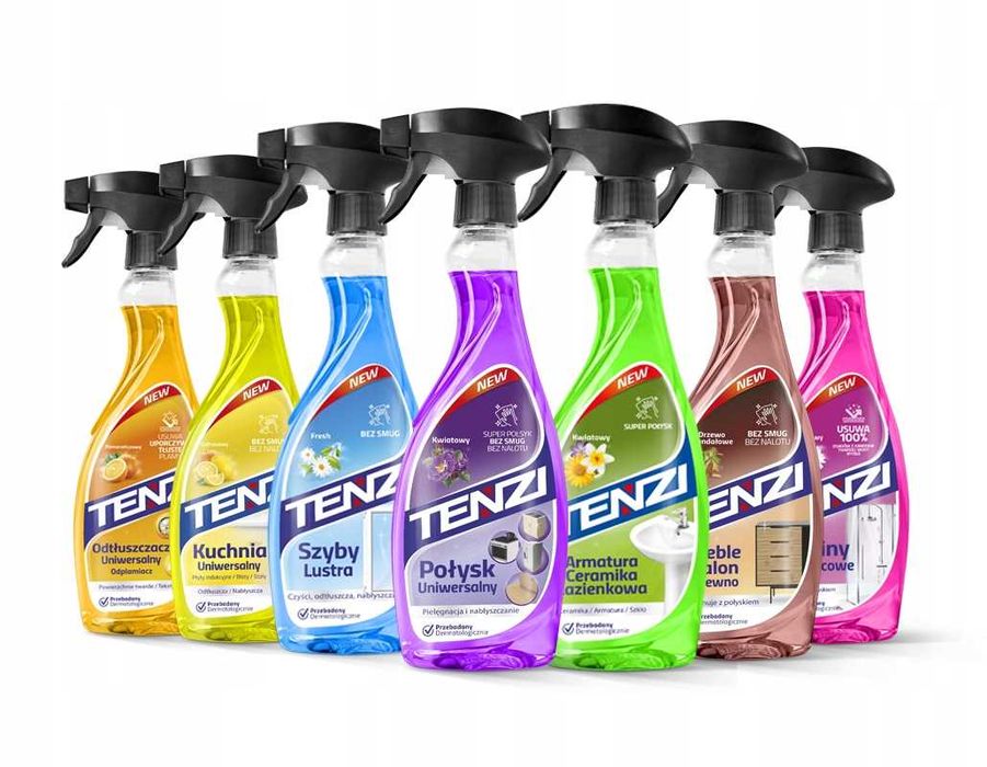Zestaw 7 Płynów TENZI Home Pro