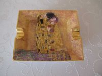 Пепельница Густав Климт керамика Bone China Gustav Klimt