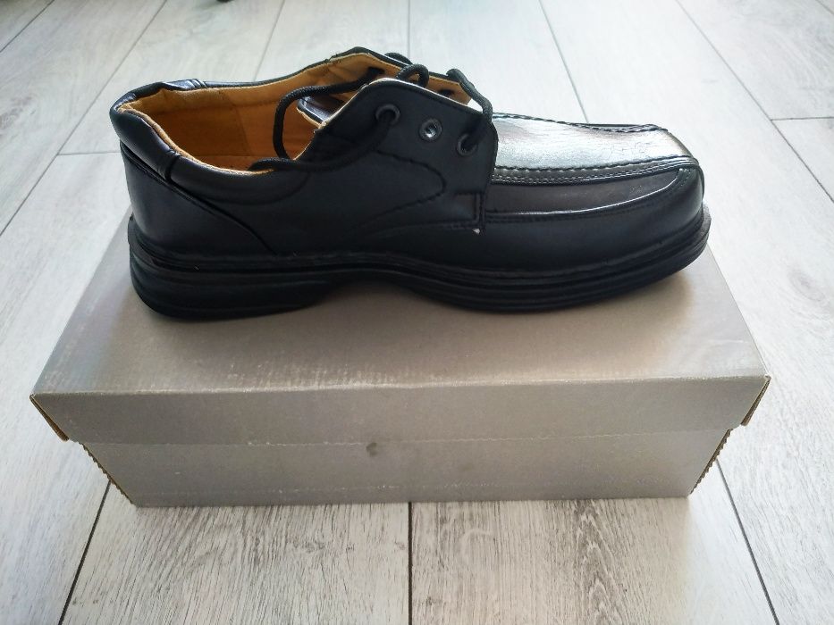 NOWE buty mokasyny półbuty męskie rozmiar 44 wkładka 28,5cm SZCZECIN 6