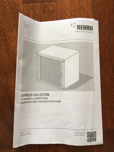 Roleta Żaluzja kuchenna firmy REHAU