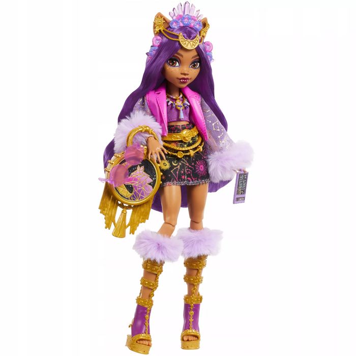 Monster High. HXH80 Lalka Clawdeen Wolf + akcesoria festiwalowe