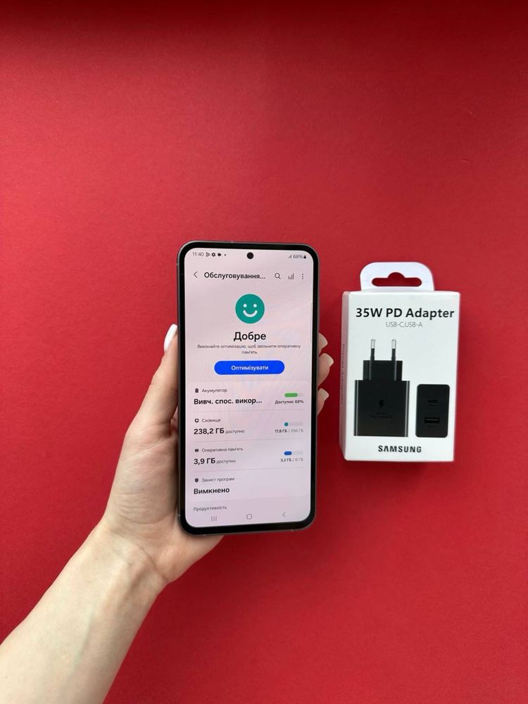 Офіційний Samsung s23 fe 8/256gb ідеал! Самсунг с23