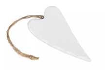 Zawieszka Serce drewniane 5x10cm. 33700