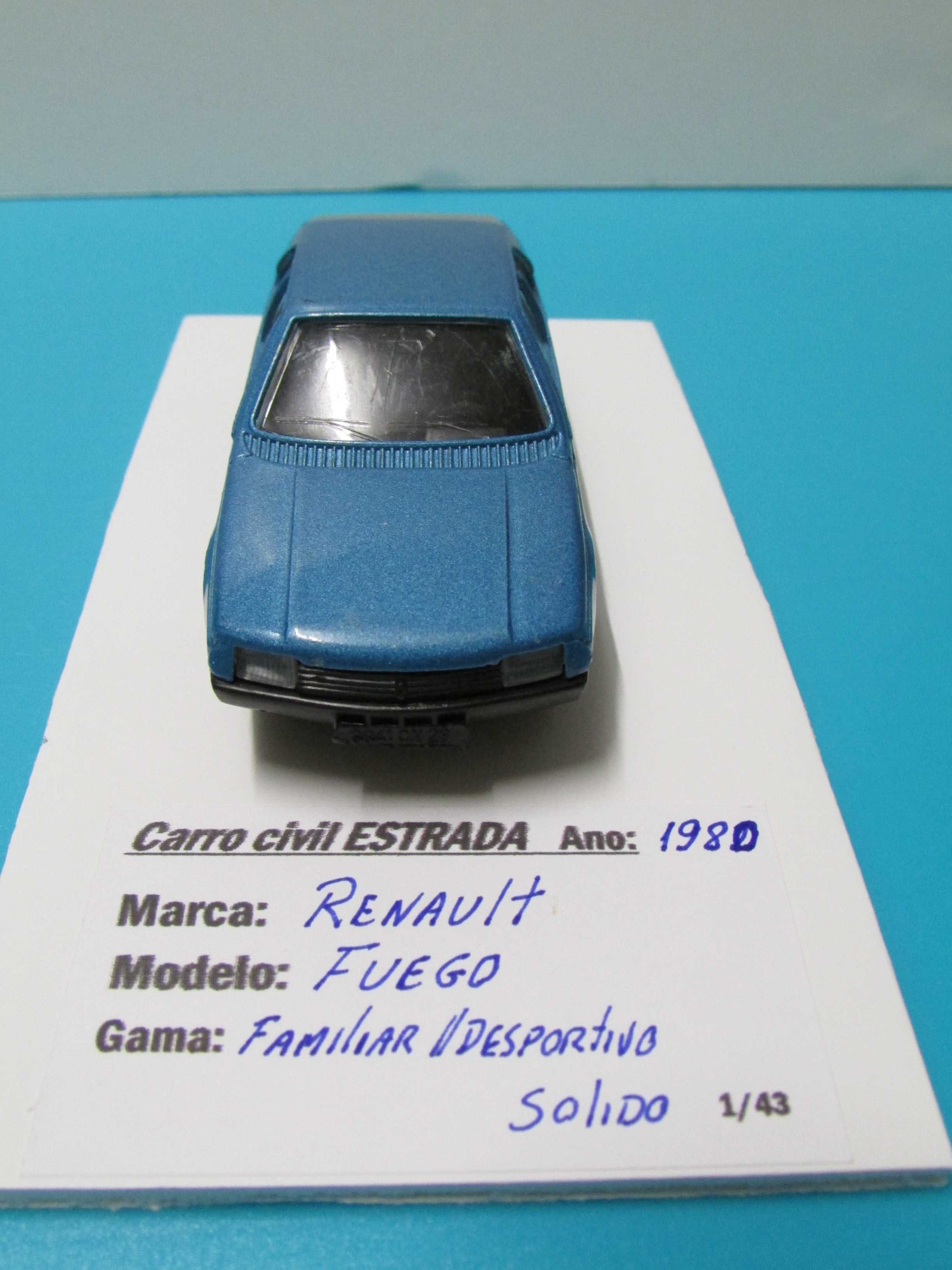 Renault Fuego (1980) - Miniatura Solido escala 1/43
