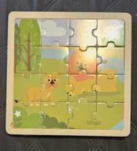 Playtive Puzzle drewniane - Lew