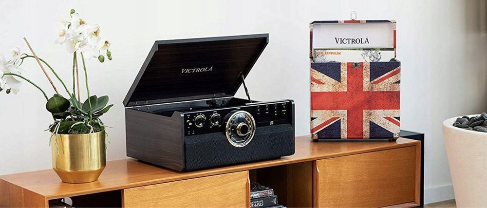 Gramofon VICTROLA Retro VTA-270B-ESP-EU/INT Brązowy
