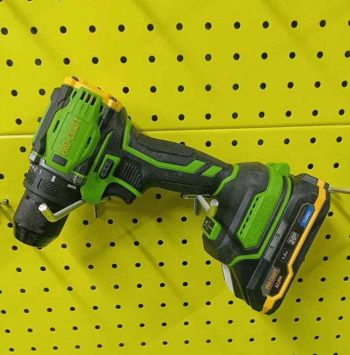 Шуруповерт Procraft PA18 Pro 20В, 1.5Аг, кейс Безщітковий