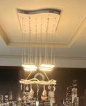 Lampa wisząca biała led