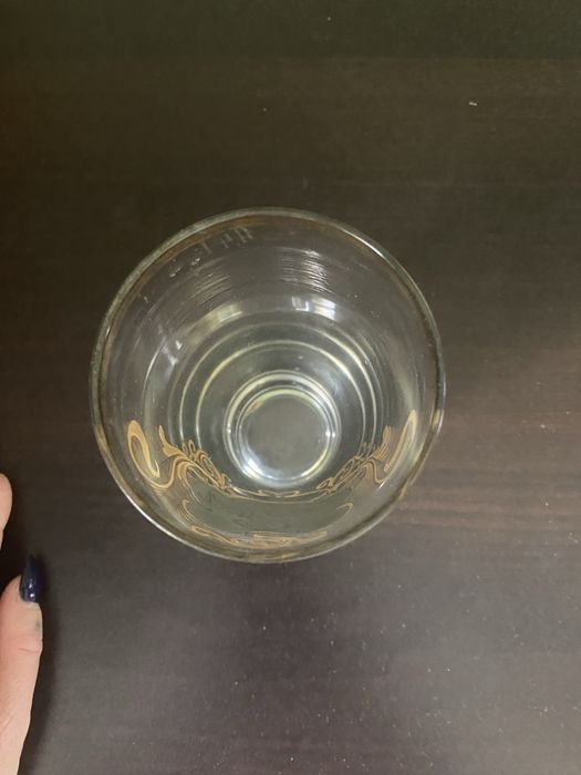 Puchar - Szklanka Przedwojenna Złocona Bogato