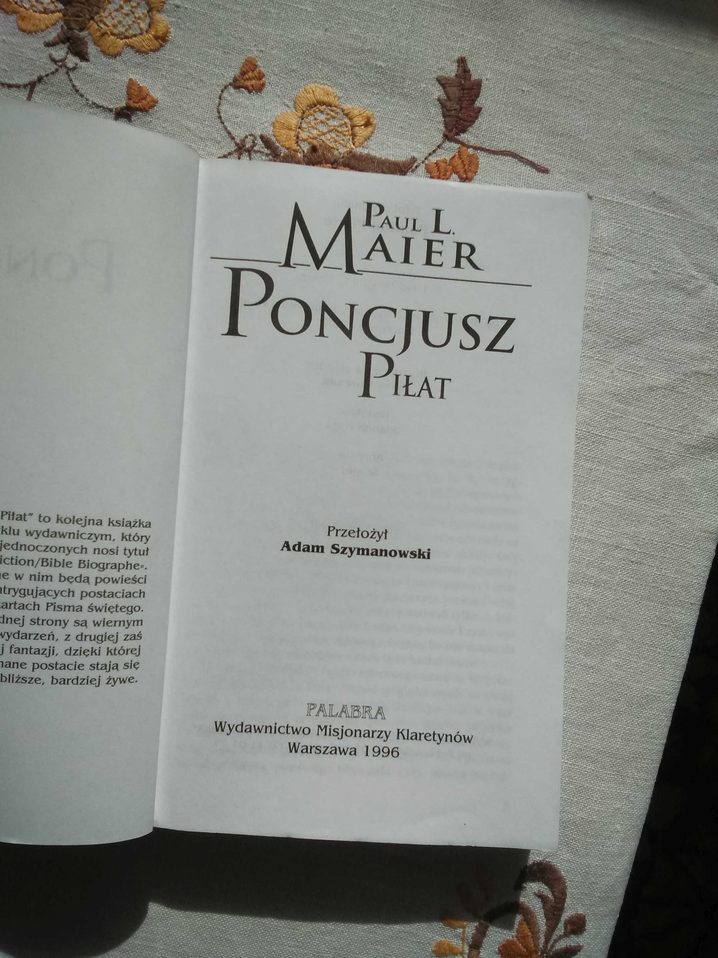Poncjusz Piłat. Paul L. Maier