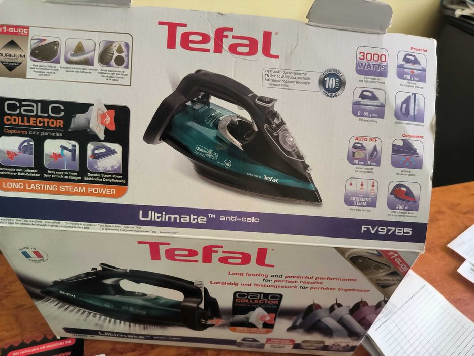 Парова праска Tefal ULTIMATE ANTI-CALC FV9785