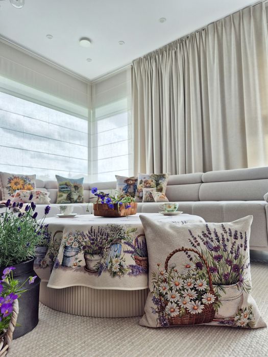 Poszewka dekoracyjna 45x45 cm gobelinowa 1363 Prowansalska