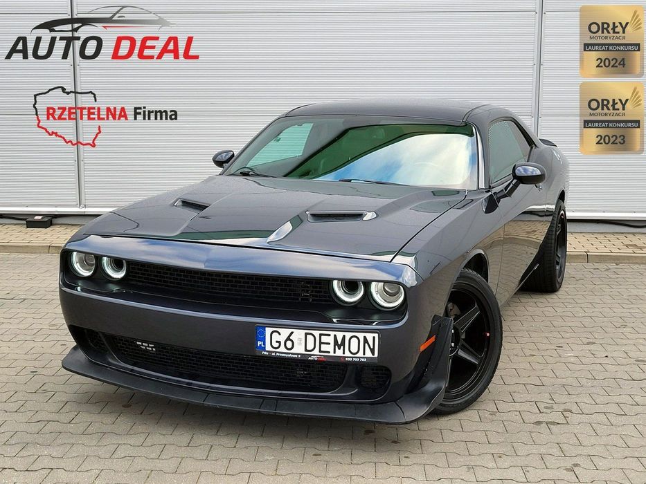 Dodge Challenger 5.7 Hemi, 380KM, Demon, Sprawdź, Auto Komis Samochodowy Piła, Zamiana